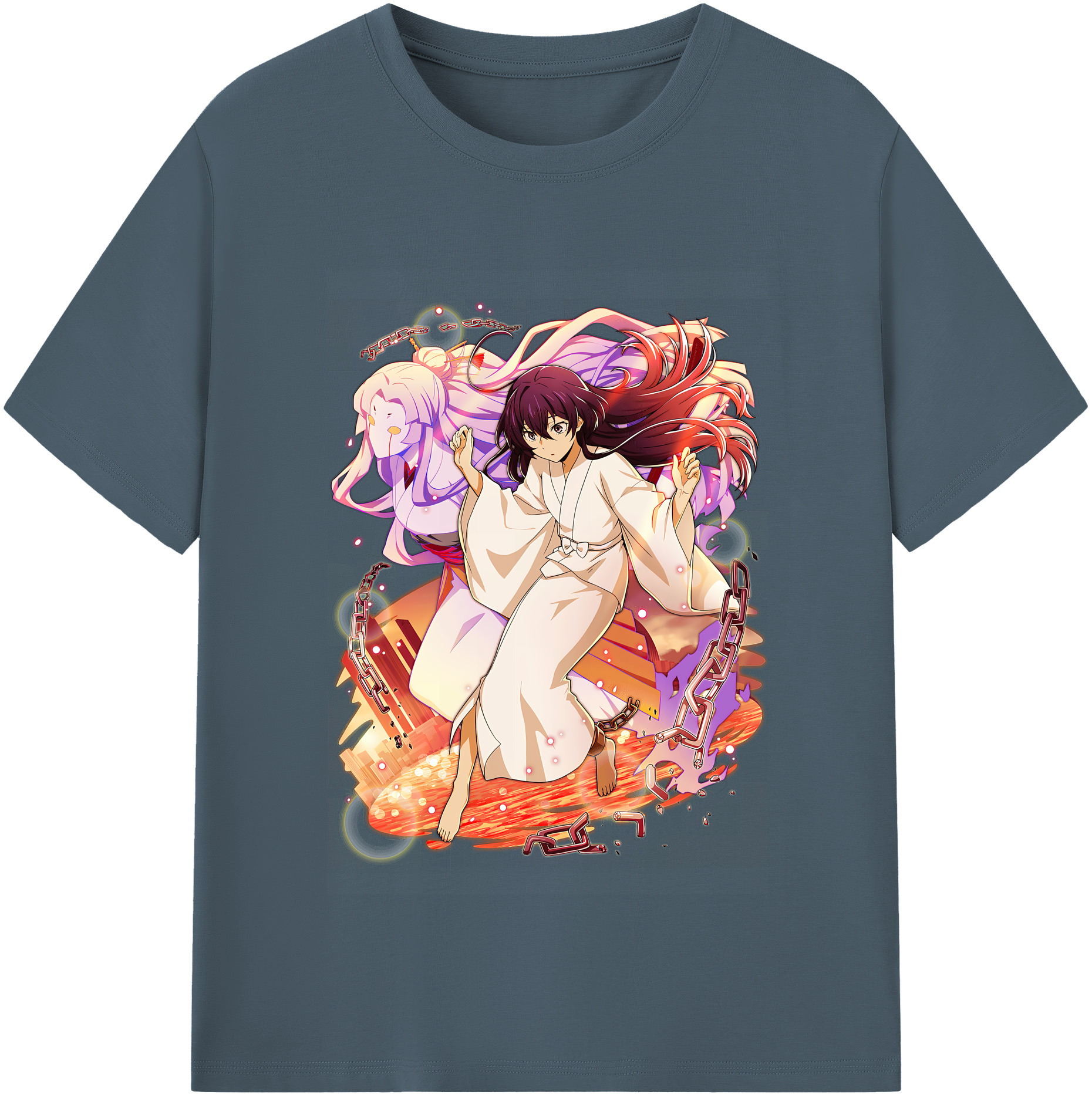 （画像用） 文豪ストレイドッグス Bungo Stray Dogs 綿100％半袖Tシャツ（フロントプリント）